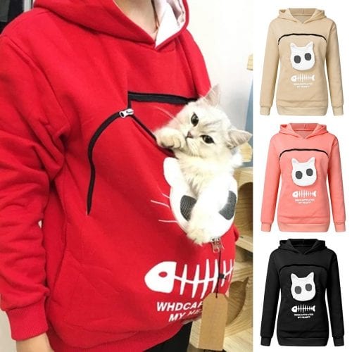 Pets Pouch Hoodie Sweatshirt (free and fast shipping)