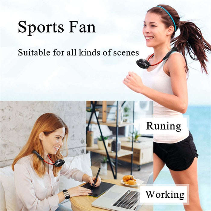 Rechargeable Personal Neckband Cooler/Fan
