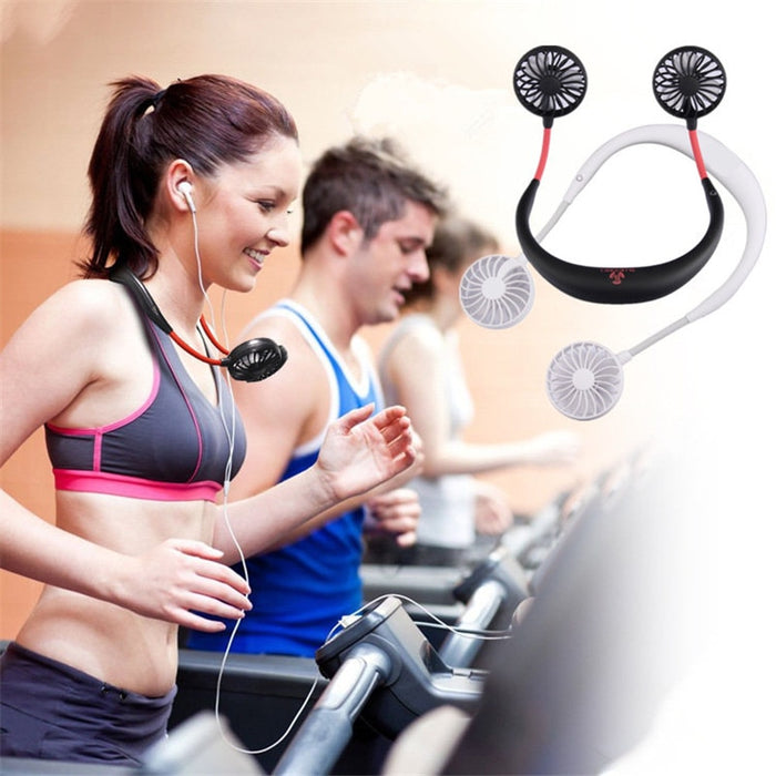 Rechargeable Personal Neckband Cooler/Fan