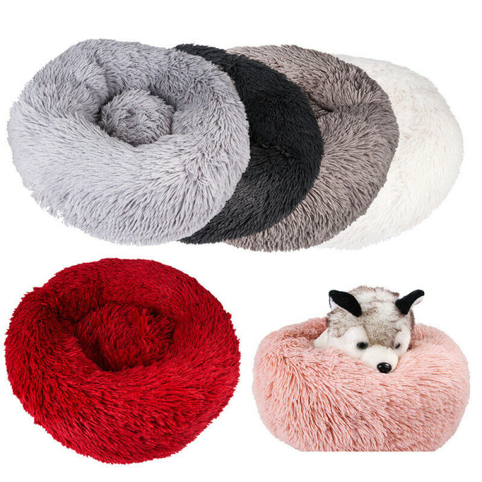 Pet Bed Marshmallow Warm Soft Plush